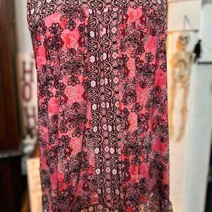 Floral Pink Sleeveless Top